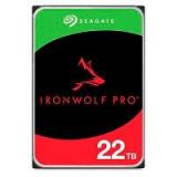 DISCO DURO INTERNO SEAGATE IRONWOLF PRO 22TB 3.5 ESCRITORIO SATA3 6GB/S 512MB 7200RPM 24X7 HOT-PLUG NAS SIN LIMITE DE BAHIAS ST22000NT001