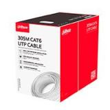 BOBINA/ DAHUA/ PFM923I-6UN-C/ BOBINA DE CABLE UTP 100% COBRE / CATEGORIA 6 / COLOR BLANCO / INTERIOR / 305 METROS / REDES / VIDEO/ DH-PFM923I-6UN-C (WHITE)