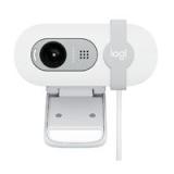 WEBCAM LOGITECH BRIO 100 BLANCO FHD 1080 A 30 FPS 58° RIGHTLIGHT 2, MICROFONO USB-A WIN/  MAC / CHROME 960-001615
