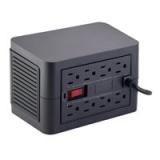 REGULADOR ACTECK ENERTOR PROTECT RV800 / 800 VA  - 400 W / PROTECCION DE SOBRECARGA / AVR / INDICADOR LED / 8 TOMACORRIENTE / 175 J / NEGRO / AC-938198 AC-938198