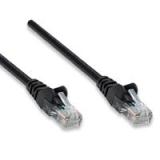 CABLE DE RED INTELLINET 0.45 MTS (1.5 PIES)  CAT 5E UTP NEGRO 318143