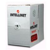 BOBINA CAT 5E INTELLINET UTP 305 MTS MULTIFILIAR COLOR GRIS 704823