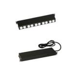 BARRA DE CONTACTOS NORTH SYSTEM 10 CONTACTOS, HORIZONTAL, CON SWITCH TERMOMAGNETICO, ACABADO NEGRO TEXTURIZADO NORTH612-BKT