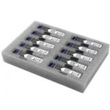 StarTech.com Módulos Transceptores SFPs Gigabit de Fibra para Cisco GLC-LH-SMD, Mini GBIC LC Multi/Monomodo, 10km/550m - Paquete de 10 Piezas
