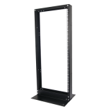 Rack de 2 Postes, Estándar 19", 24 Unidades, de Acero, Base "L" para Anclar a Piso. EIRL-5524