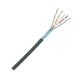 Bobina de Cable Planta Externa con Gel, de 4 pares, Cat6A, Blindado F/UTP, Color Negro, 305m PFO6X04BL-CEG