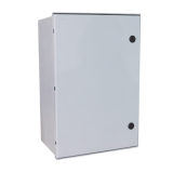 Gabinete de Poliéster IP66 Uso en Intemperie (600 x 800 x 300 mm) con Placa Trasera Interior (Incluye Chapa y Llave). PST-6080-30P