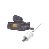 Kit de radio Marino Uniden UM385BK, más antena marina de fibra de vidrio TX-1600-SYS UM-385BK/KIT1600