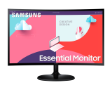 Monitor Curvo 27" Essential con Protección Ocular color Negro