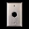 Placa de Pared Reforzada, de Acero Inoxidable, Para Uso Industrial, de 1 Puerto XFP-S-01-SS