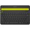 Logitech K480 teclado para dispositivos móviles QWERTY Negro Bluetooth