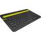 Logitech K480 teclado para dispositivos móviles QWERTY Negro Bluetooth