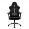 Silla GAME FACTOR CGC601XL - Gamer, Asiento acolchado, Negro/Blanco, Poliuretano