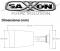 SAXXON TECH BS32B11APAQ- 4 Camaras bullet HDCVI 1080P/ AHD/ TVI/ CVBS/ Amplio Angulo de Vision 92 gr