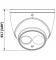 DAHUA HDAW1400EMA36 - Camara domo  HDCVI 4 megapixeles / 2560X1440 / Audio integrado / Lente 3.6 mm 