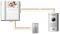 COMMAX PAQCMV43FRENTE - Frente de calle modelo DRC40K para exteriores con luz led y monitor CMV43A d