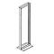 NORTHDE ALUMINIO 7 X19 (LIGERO) NORMAL 45U.R. C/NEGRO NORTH001-BKL