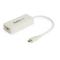 StarTech.com Adaptador USB Tipo C a Ethernet con puerto USB Extra - Blanco