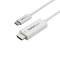 StarTech.com Cable Adaptador de 2m USB-C a HDMI 4K 60Hz - Blanco - Cable USB Tipo C a HDMI - Cable C