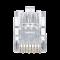 Plug RJ45 Cat5e, Para Cable UTP de Calibres 24-26 AWG, Chapado en Oro de 50 micras, Bolsa de 50 piez