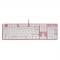 Teclado mecánico GAME FACTOR KBG400-PK-BL - switch red, USB, Rosa y Azul