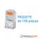 PAQUETE 100 CONECTOR RJ45 PARA CABLE UTP CAT5E