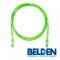 PATCH CORD UTP CAT6 BELDEN C601105025 FORRO PVC VERDE CMR-RISER 4 PARES CALIBRE 24 AWG 100% COBRE US
