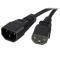 StarTech.com Cable de 14 AWG Extensor de Extensión Estándar de 90cm de Corriente para Computadora 