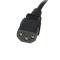 StarTech.com Cable de 14 AWG Extensor de Extensión Estándar de 90cm de Corriente para Computadora 
