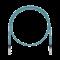 Patch Cord Cat6A de Grado Industrial 600V, Blindado SF/UTP, Calibre 26 AWG, Color Aqua, 60 cm. ISTPH
