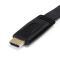 StarTech.com Cable HDMI de alta velocidad con Ethernet 3m Plano -2x HDMI Macho - Ultra HD 4k x 2k - 