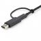 StarTech.com USBCCADP cable USB 1 m USB 3.2 Gen 2 (3.1 Gen 2) USB C Negro