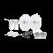 Enlace completo de 2 radios C5X con antenas UD-TP-27 (27 dBi), rango de frecuencia extendida (5.1 a 