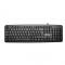 Teclado Alámbrico Stylos STPTEC5B - Ergonómico, Negro, Alámbrico