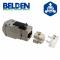 CONECTOR MODULAR JACK RJ45 CAT5E BLINDADO STP REVCONNECT BELDEN RV5MJKSME-S1 ESTILO KEYCONNECT COLOR