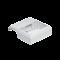 Caja Superficial Con Bisagras de Instalación a Presión, Para Canaletas T45, Material PVC Rígido, 