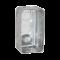 Caja Galvanizada (Chalupa) 4x2\" de prof. 1-7/8\". Tiene 7 Perforaciones de 3/4\". HUB663