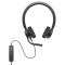 DELL WH3022 Auriculares Alámbrico Diadema Oficina/Centro de llamadas Negro