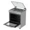 Whirlpool WF7419D estufa Independiente Gas licuado de petróleo (GLP) Gris