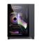 GABINETE GAME FACTOR CSG570 mATX FISHTANK - DOBLE CRISTAL, USB 3.0, S/FTE, NEGRO