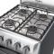 Whirlpool WWR3000S cocina Cocina independiente Gas Gris