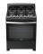 Whirlpool WFR3000B cocina Cocina independiente Gas Negro