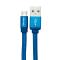 Vorago CAB-113 cable USB 1 m USB 2.0 USB A Micro-USB B Azul