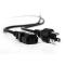 Vorago CAB-122 cable de alimentación Negro 1.5 m NEMA 5-15P