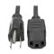 Tripp Lite P006-006 Cable de Alimentación de CA para Computadora de Escritorio, NEMA 5-15P a C13 - 