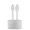 Vorago CAB-124-WH cable de alimentación Blanco 1 m USB C