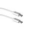Vorago CAB-124-WH cable de alimentación Blanco 1 m USB C