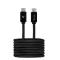 Vorago CAB-124-BK cable de alimentación Negro 1 m USB C