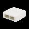 Caja de Montaje en Superficie, Para 4 Módulos Mini-Com, Color Blanco CBXQ4WH-A