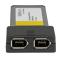 StarTech.com Adaptador Tarjeta FireWire 400 de 2 Puertos 6 pines ExpressCard/34 34mm 1394a